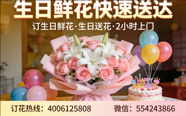 河池环江县订生日鲜花生日送花